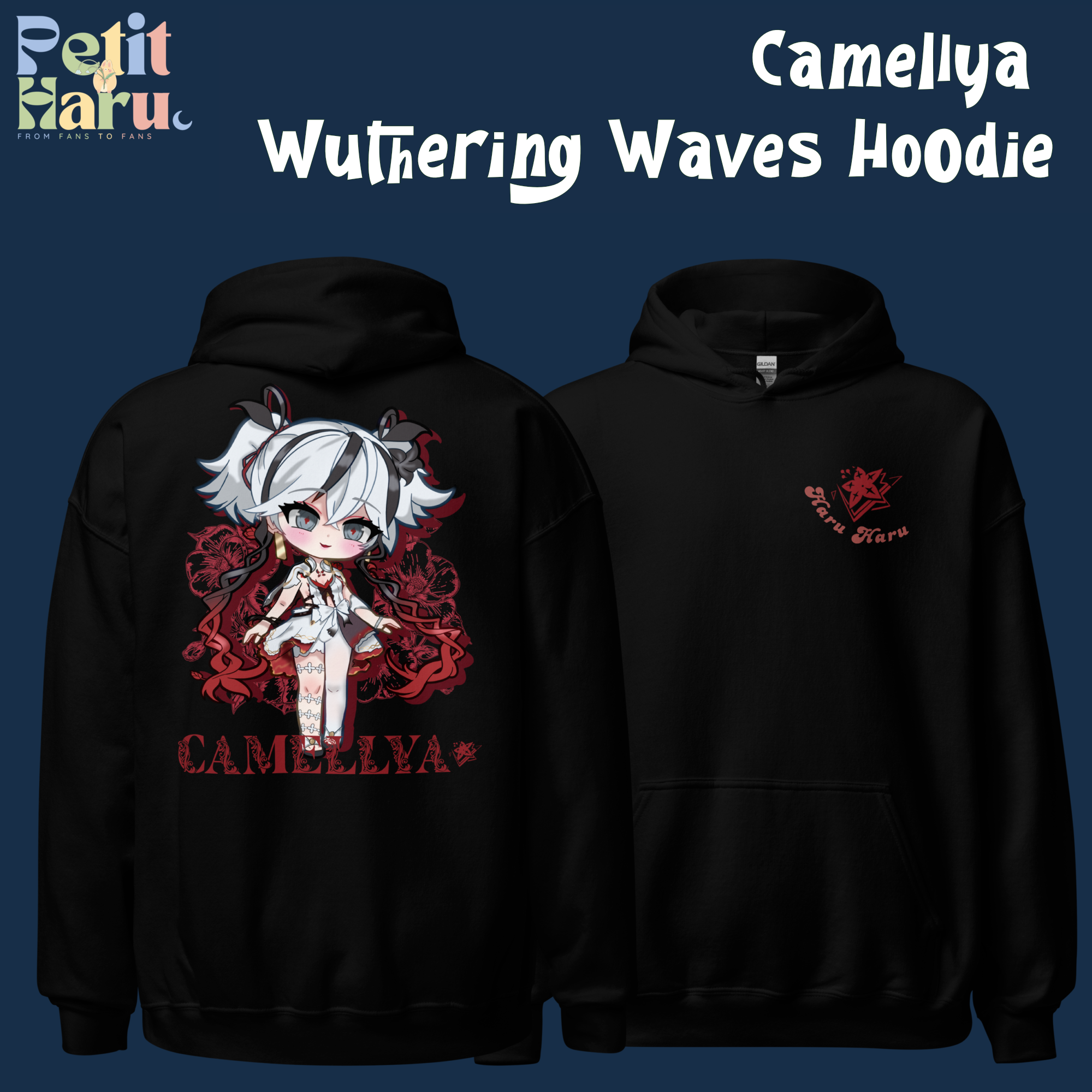 Camellya Hoodie Wuthering Waves Wuwa Fanart 