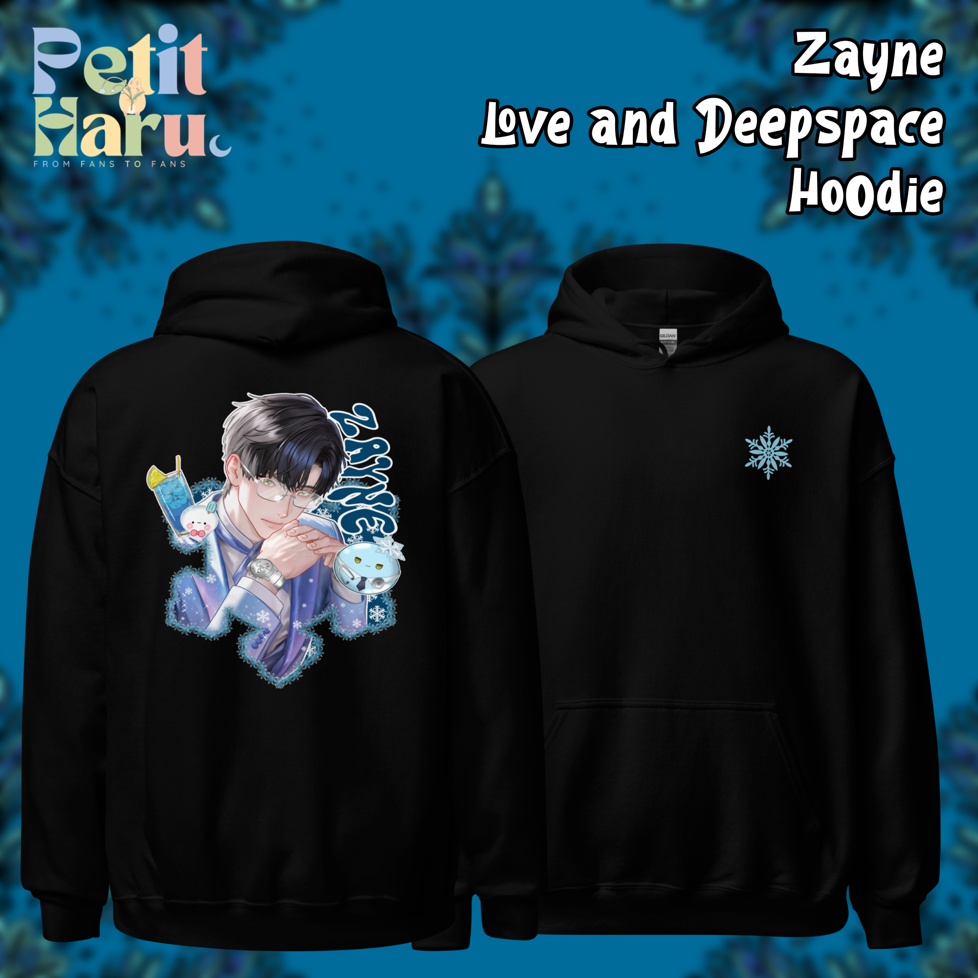 Caleb Love and Deepspace LADS Fanart Hoodie
