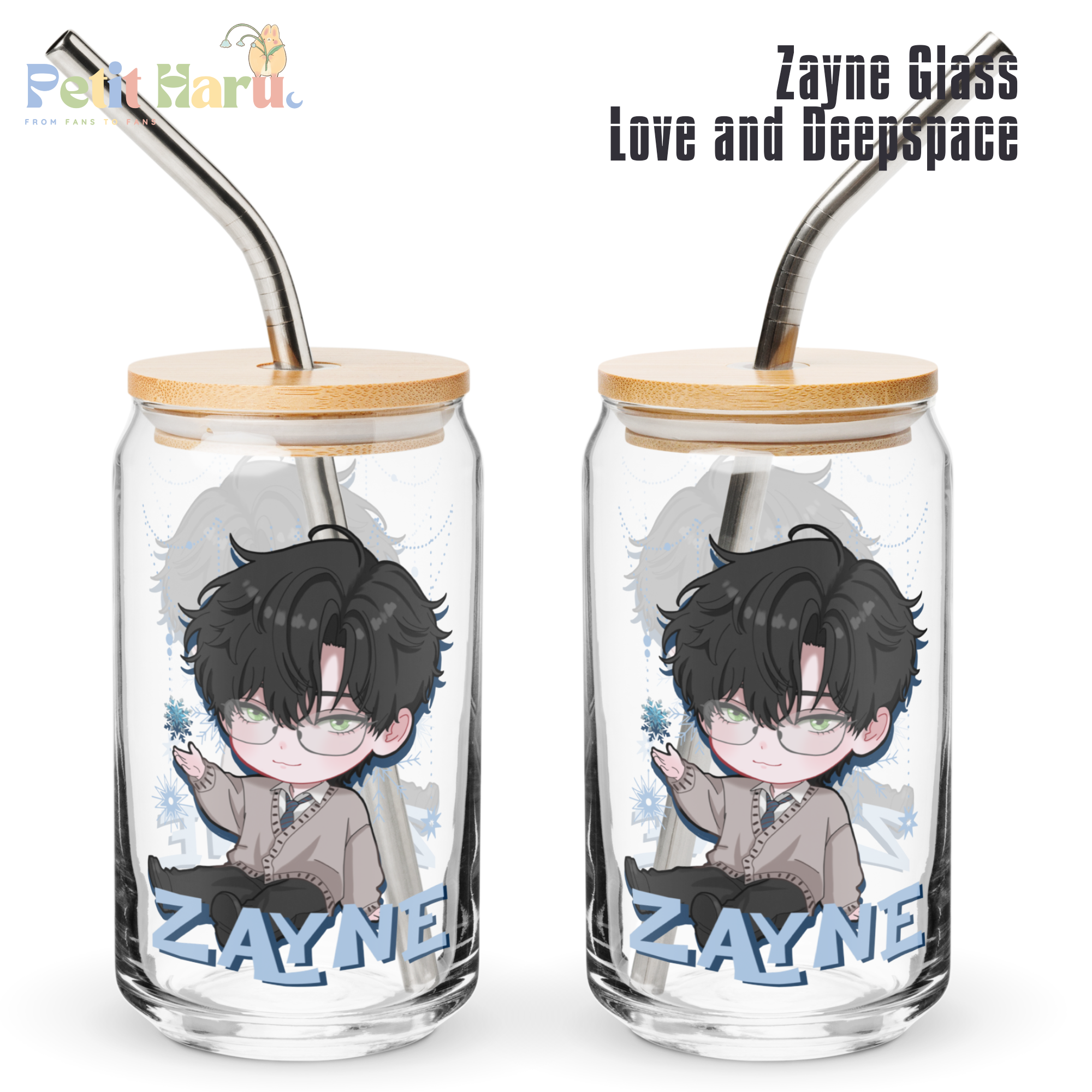 Zayne Love and Deepspace LADS Glass Cup