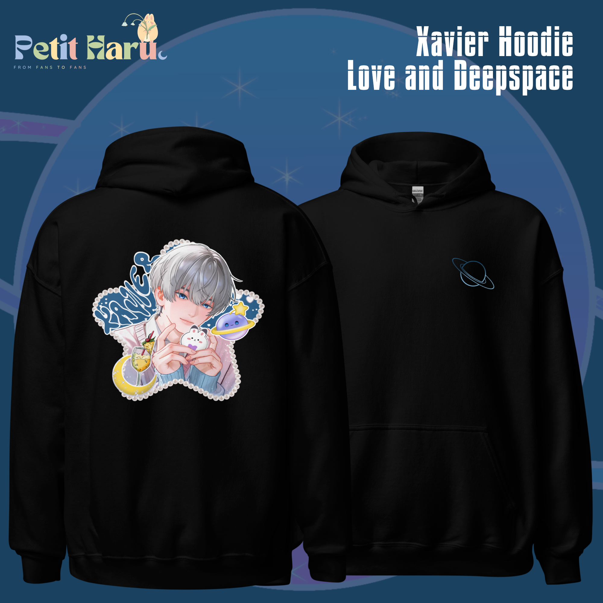 Xavier Love and Deepspace LADS Fanart Hoodie