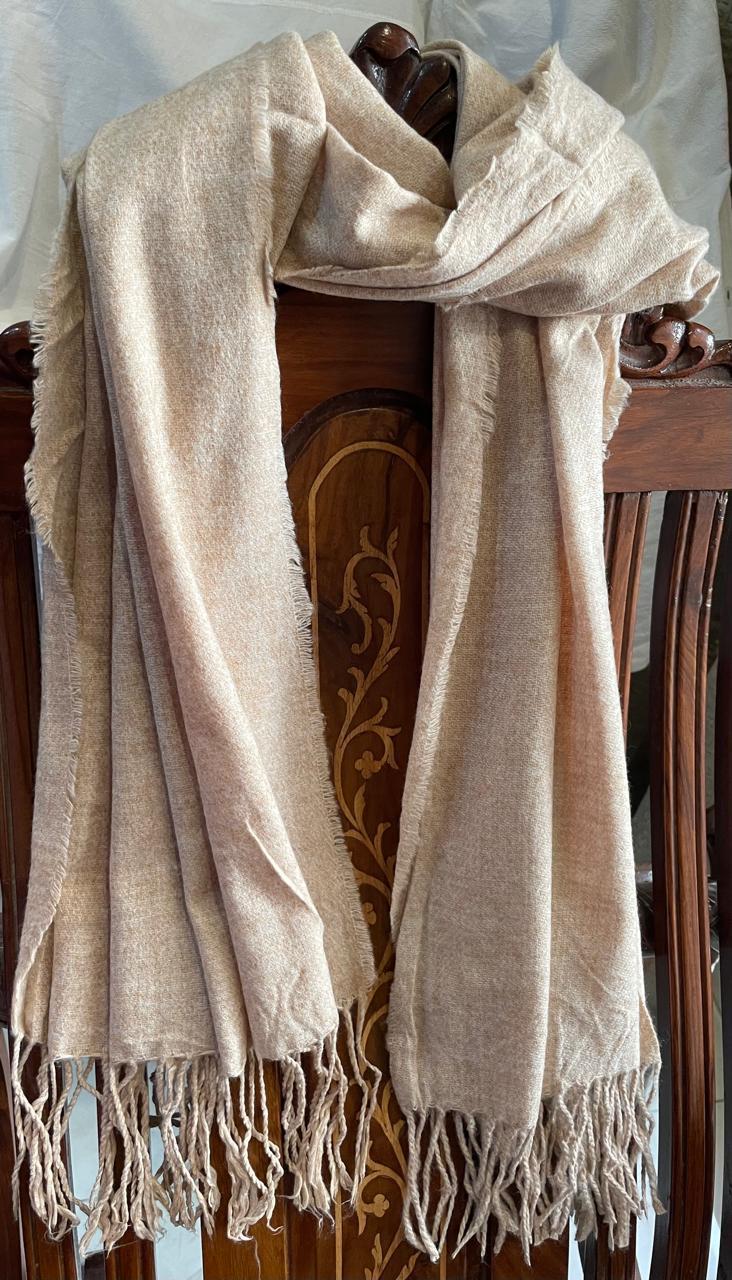 Beige Woolen Scarf