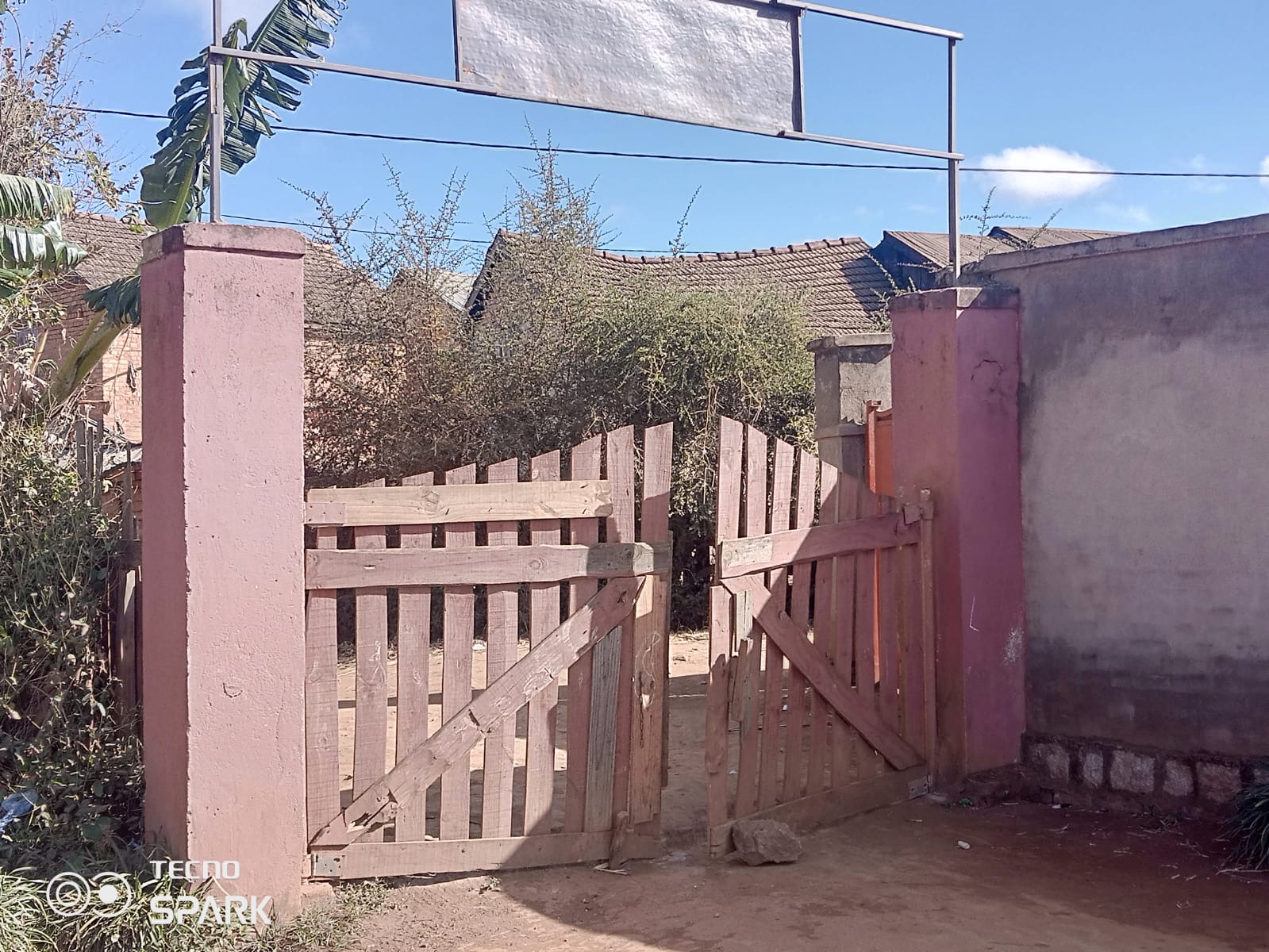 Rénovation du portails de l'école