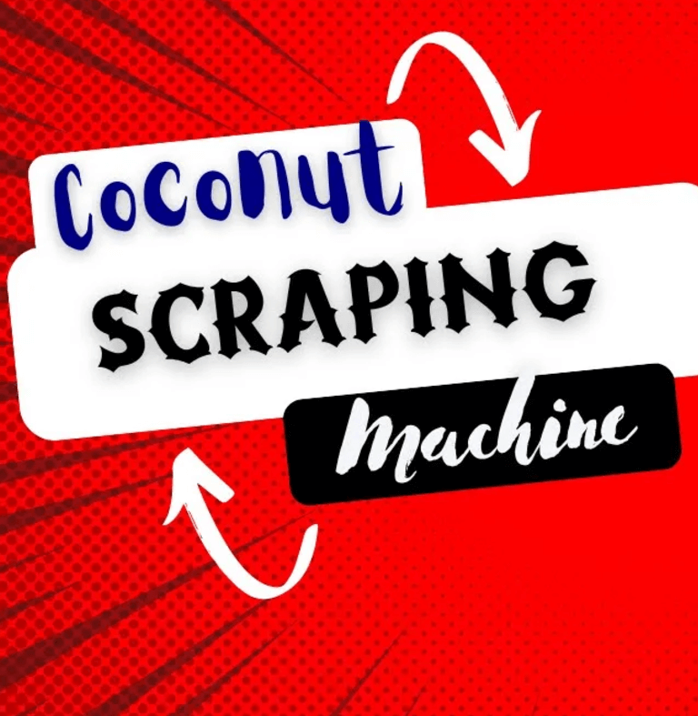 Coconut Scraping Machine
