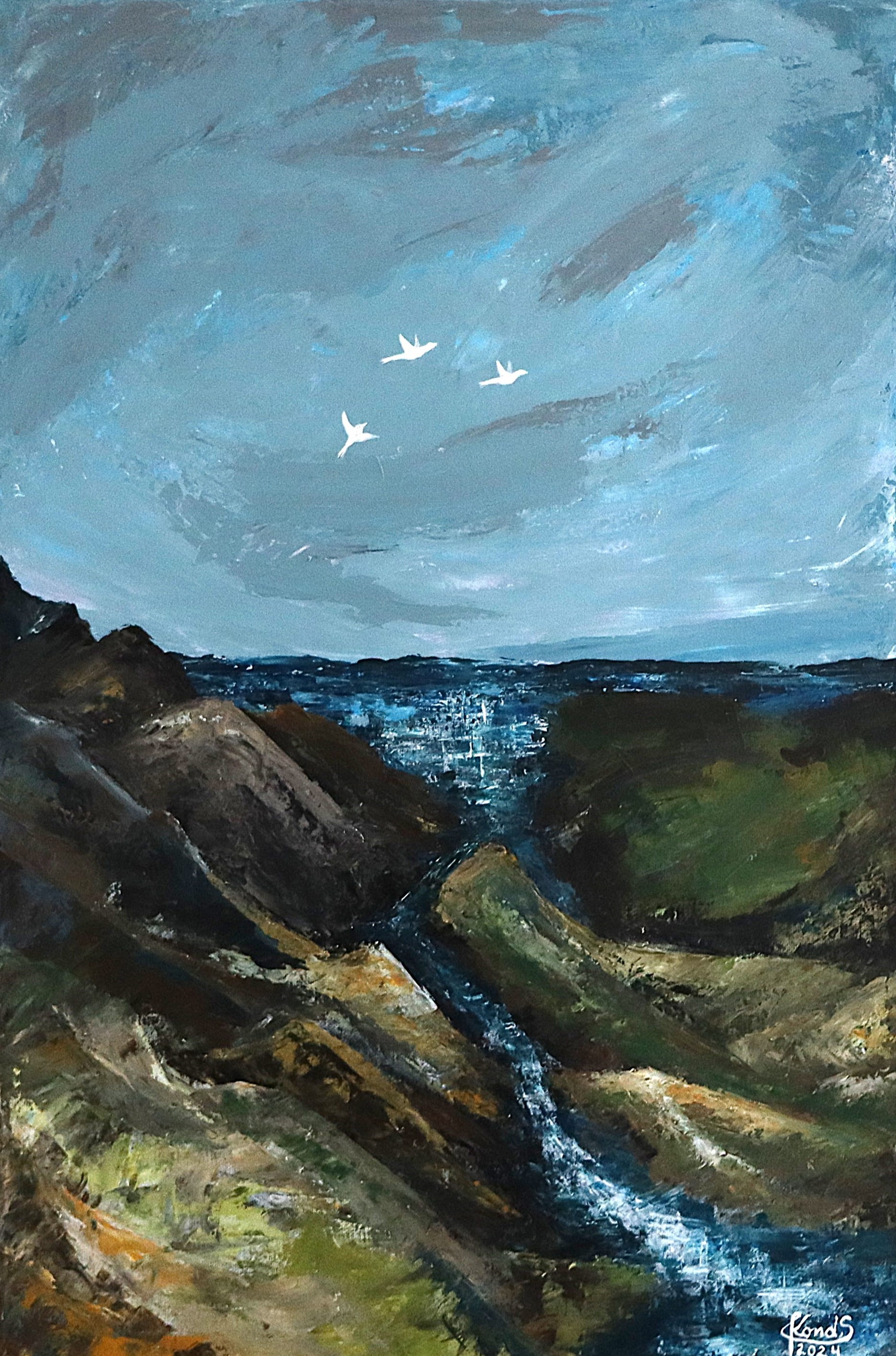 Abstract Landscape Painting