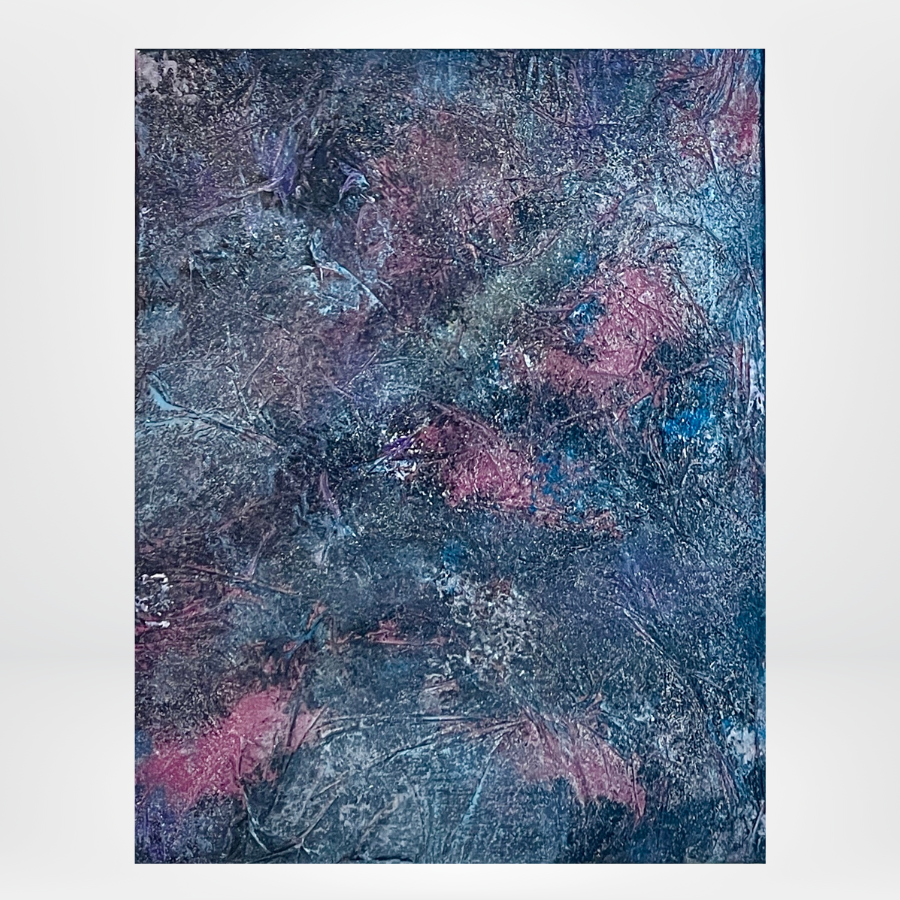 Magical Layered Textured Abstract Art (changes colors)