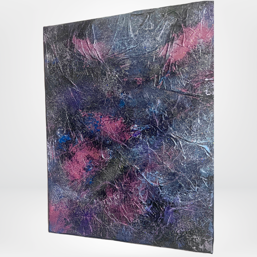 Magical Layered Textured Abstract Art (changes colors)