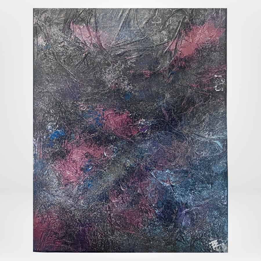 Magical Layered Textured Abstract Art (changes colors)
