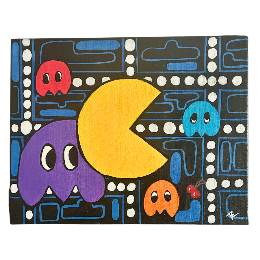 80s Pac-Man Pop-Art 
