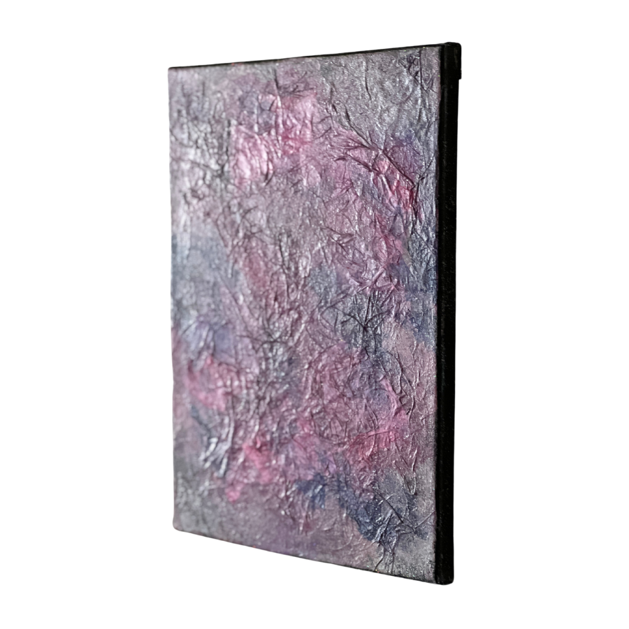 Abstract Canvas Painting Glows in the Dark and Changes Colors in Lighting