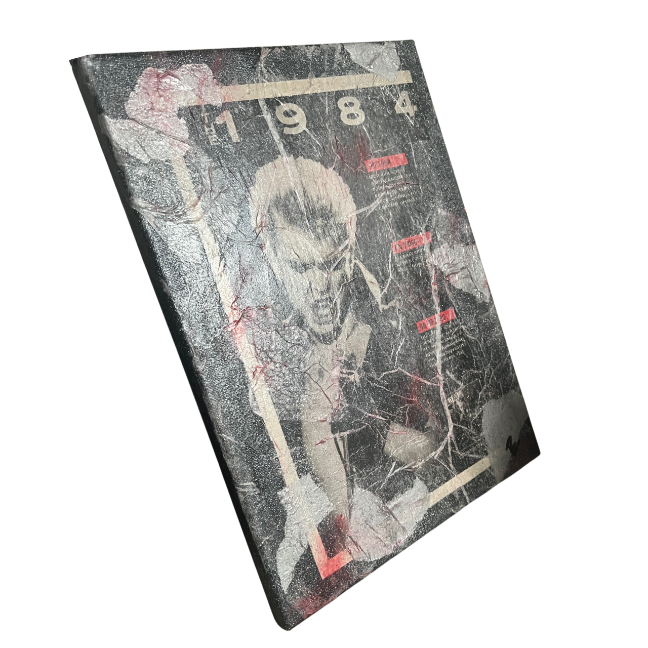 Textured Layered Magical Art - 1984 Billy Idol Collectible