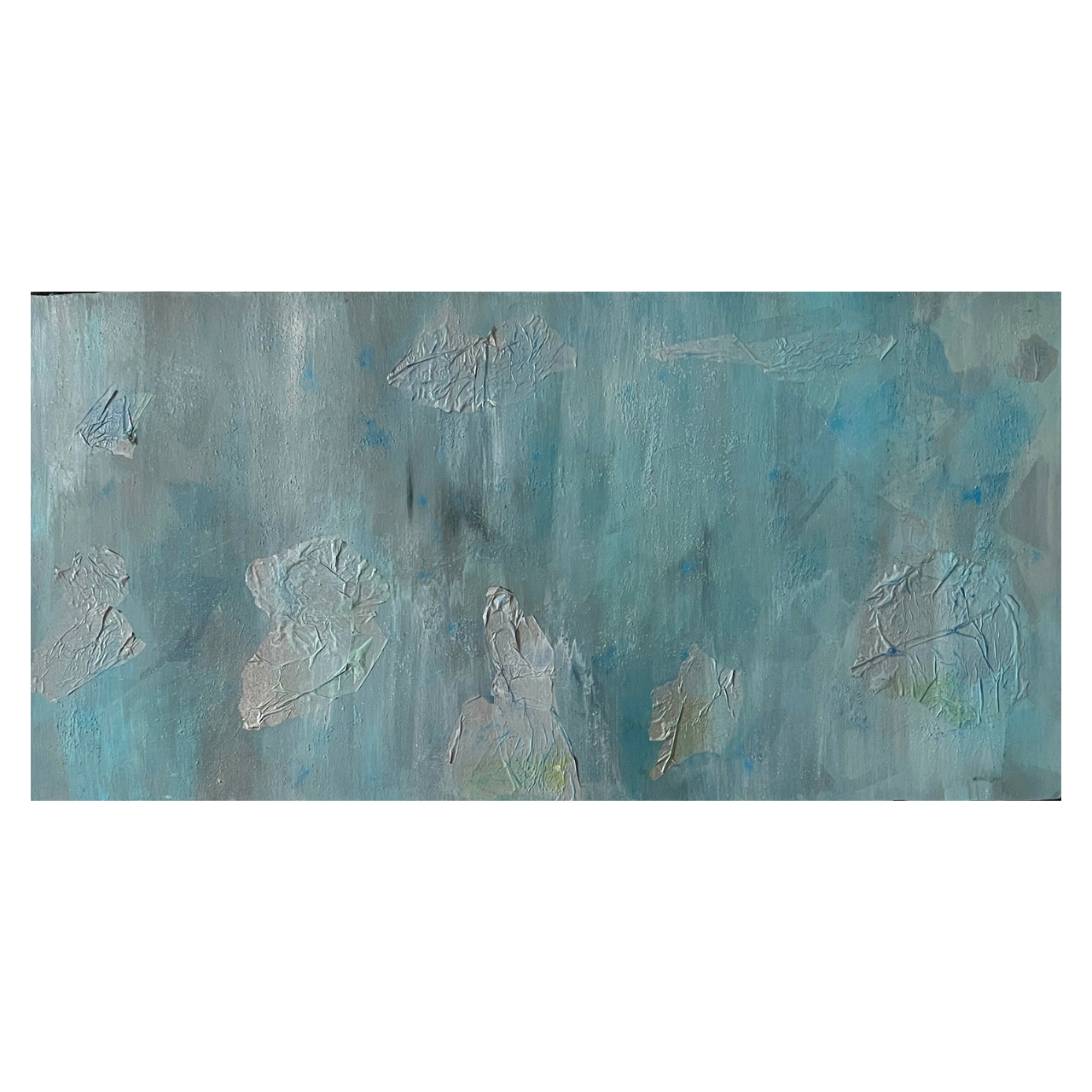Textured and Layered Abstract Rustic Modern Painting