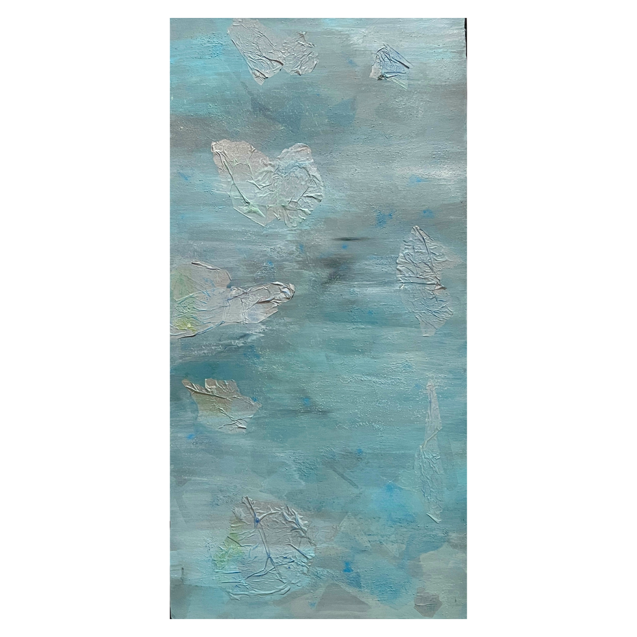 Textured and Layered Abstract Rustic Modern Painting