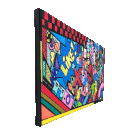 Colorful Pop Abstract Art Represents the Music of the 80s—Art and Trivia Game
