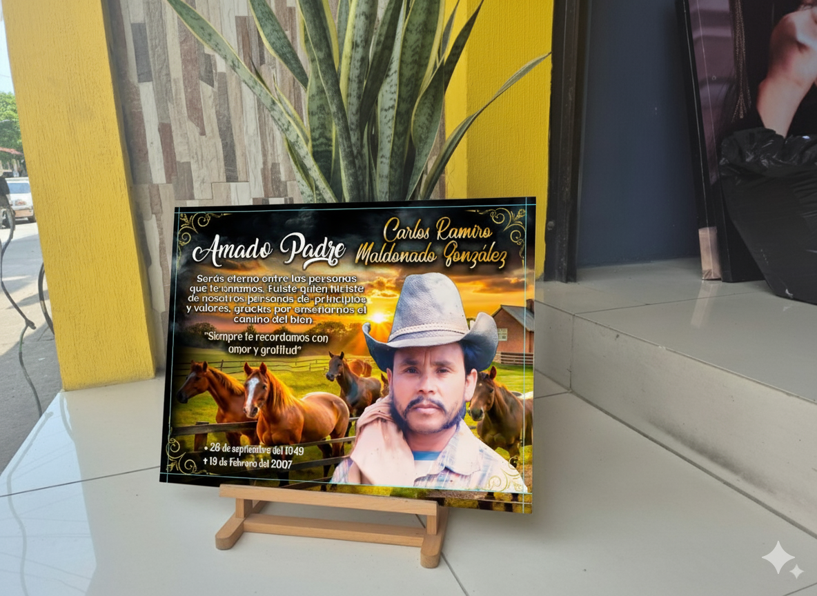 Lápidas y fotos 