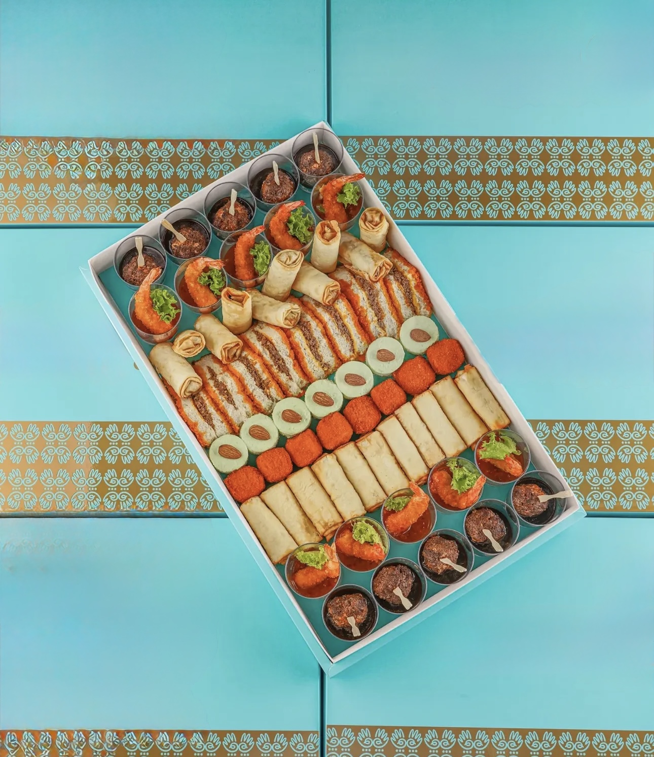 Flamingo Finger Food Party Pack 63pcs