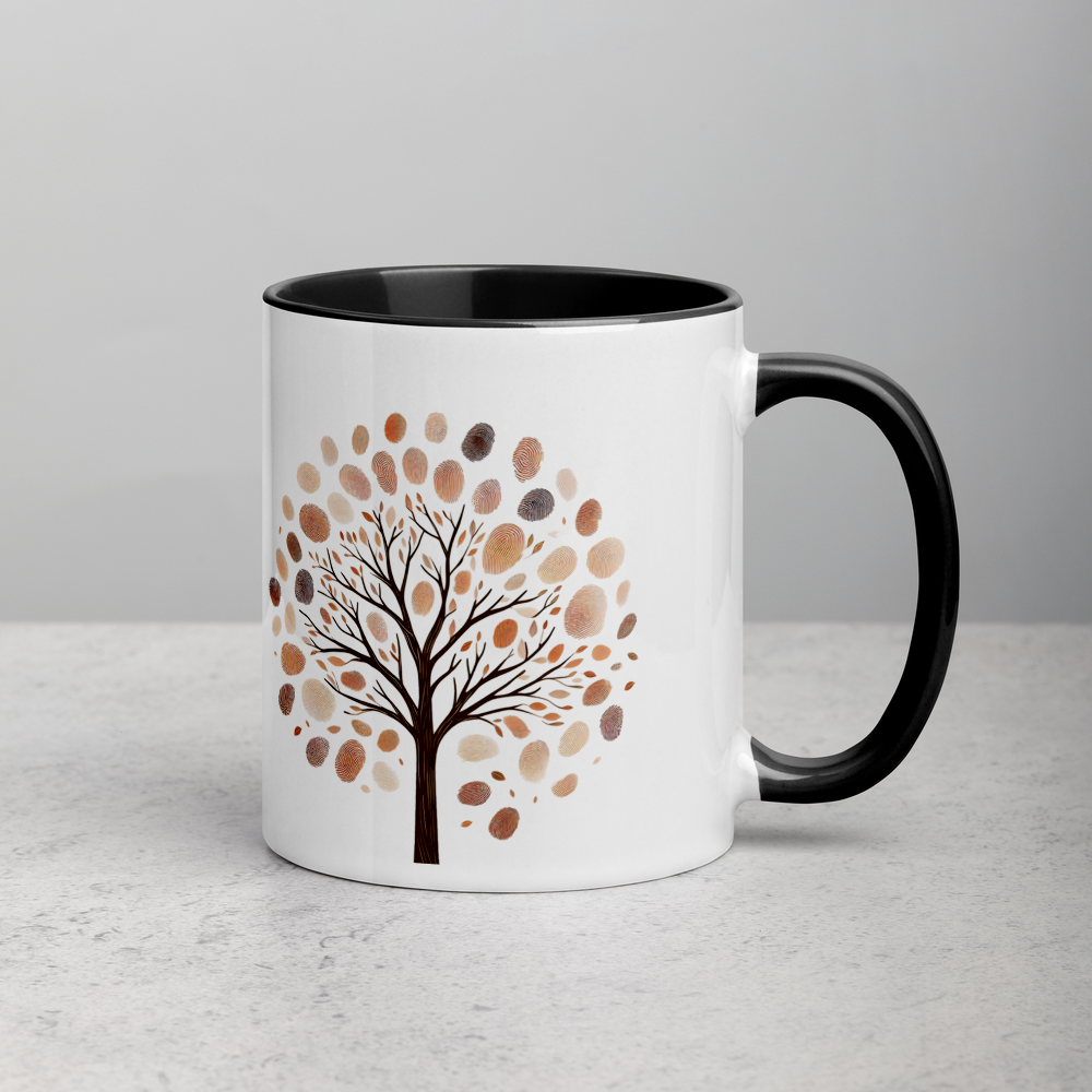 Mug with Colour Inside with Word dictionary design - plenitude