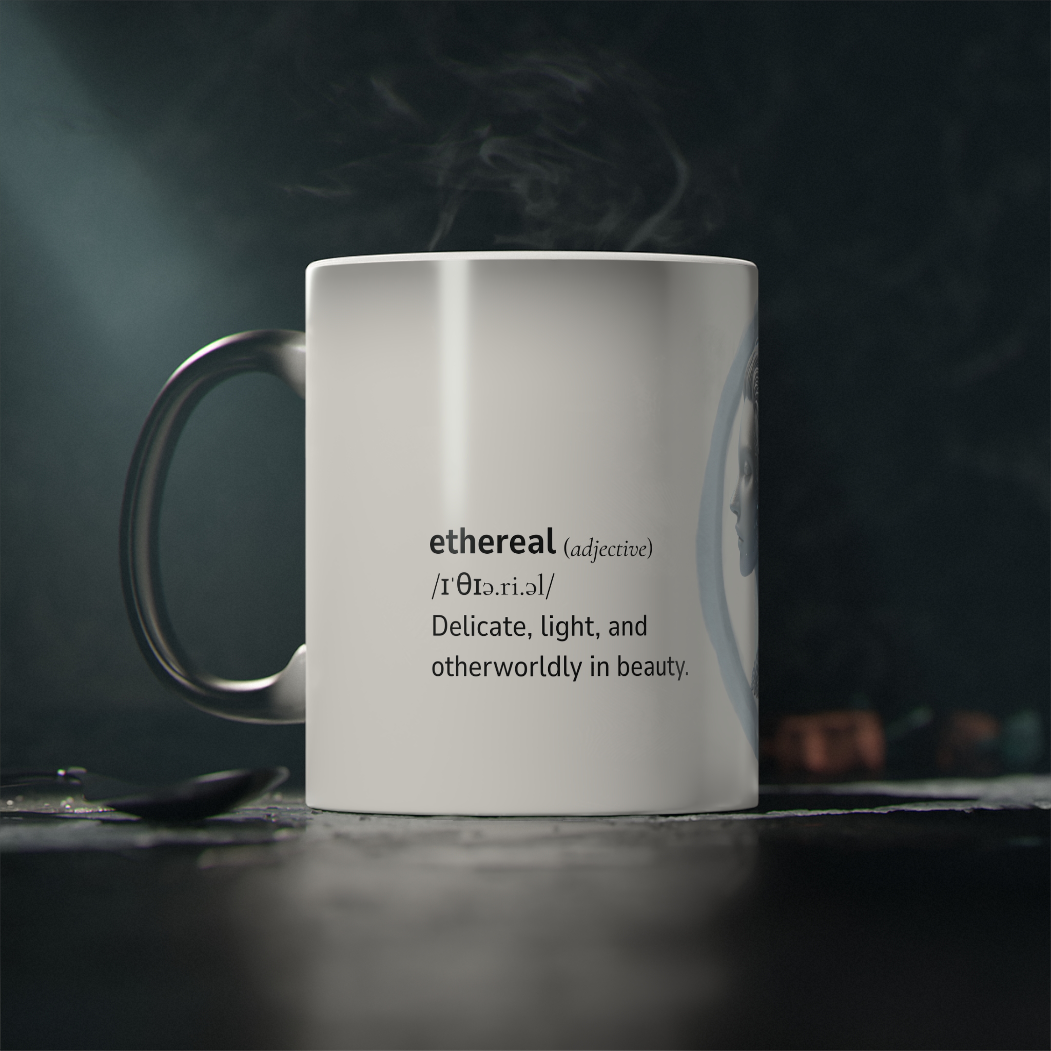 Magic Mug – Heat-Reveal Inspirational Dictionary Design | ethereal | Unique Coffee Mug Gift for Daily Motivation