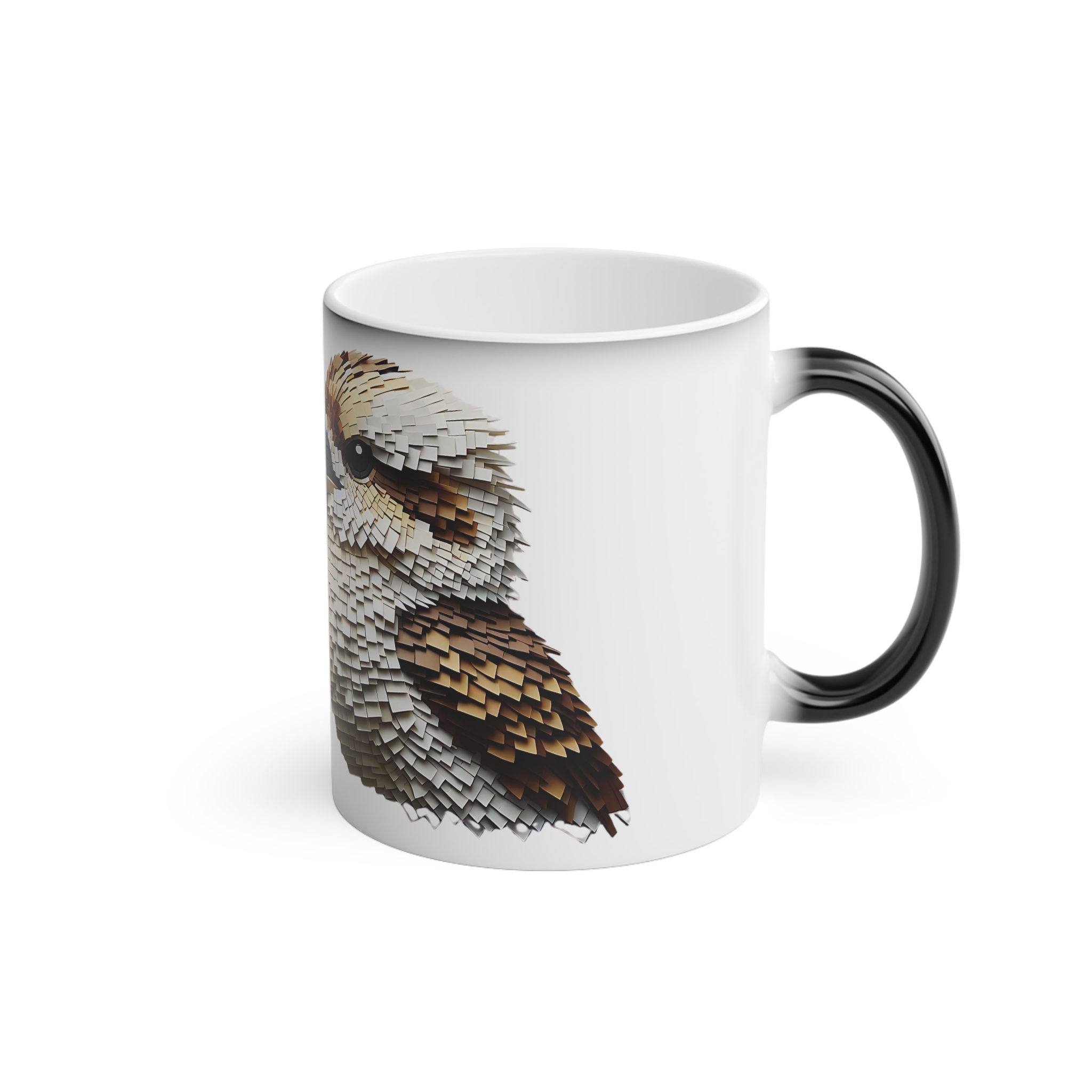 Magic Mug – Inspirational Word Dictionary Design - ebullient & Kookaburra Print | Personalised Coffee Cup & Unique Gift Idea | Motivational Home Décor & Decorative Drinkware