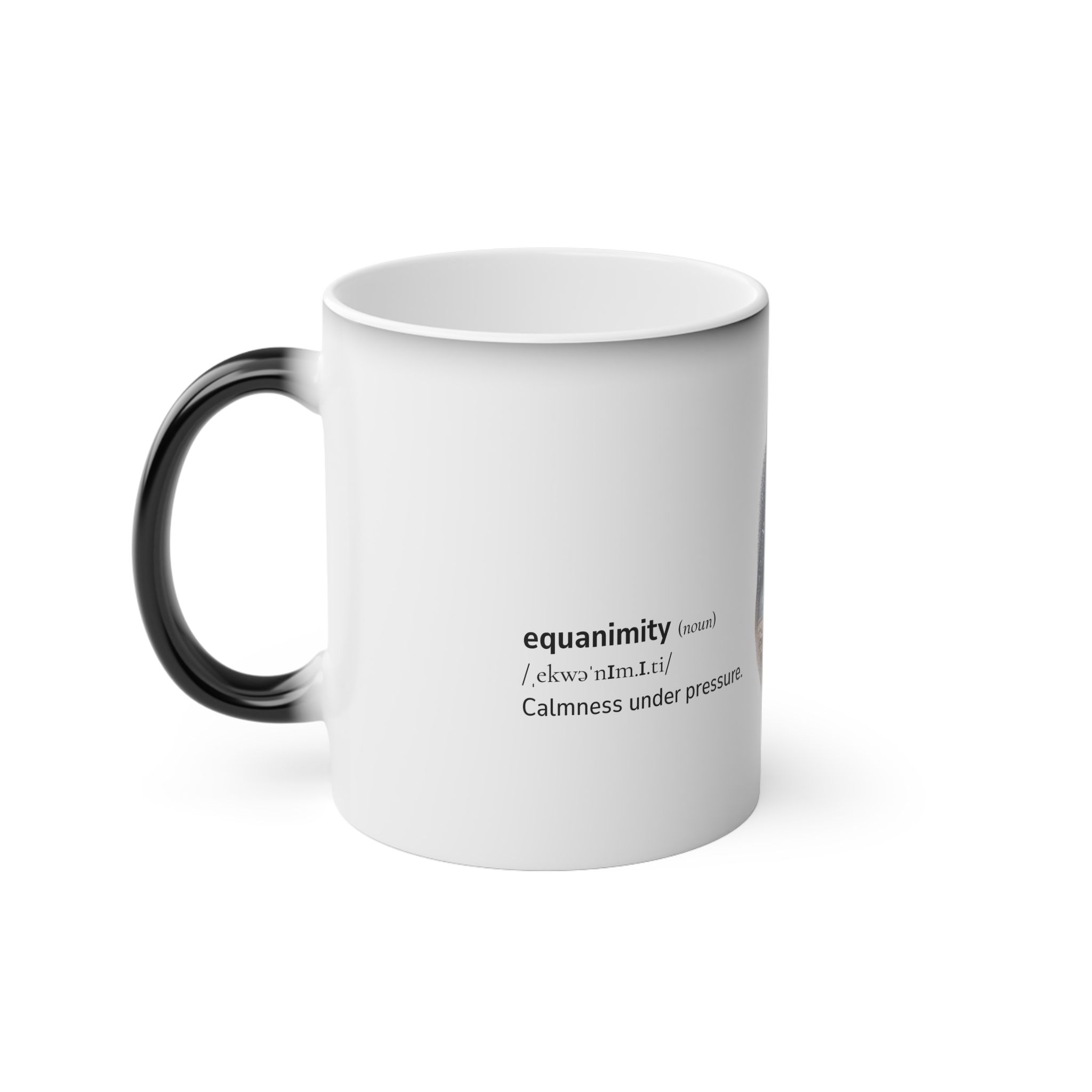 Magic Mug – Heat-Reveal Inspirational Dictionary Design | equinimity | Unique Coffee Mug Gift for Daily Motivation