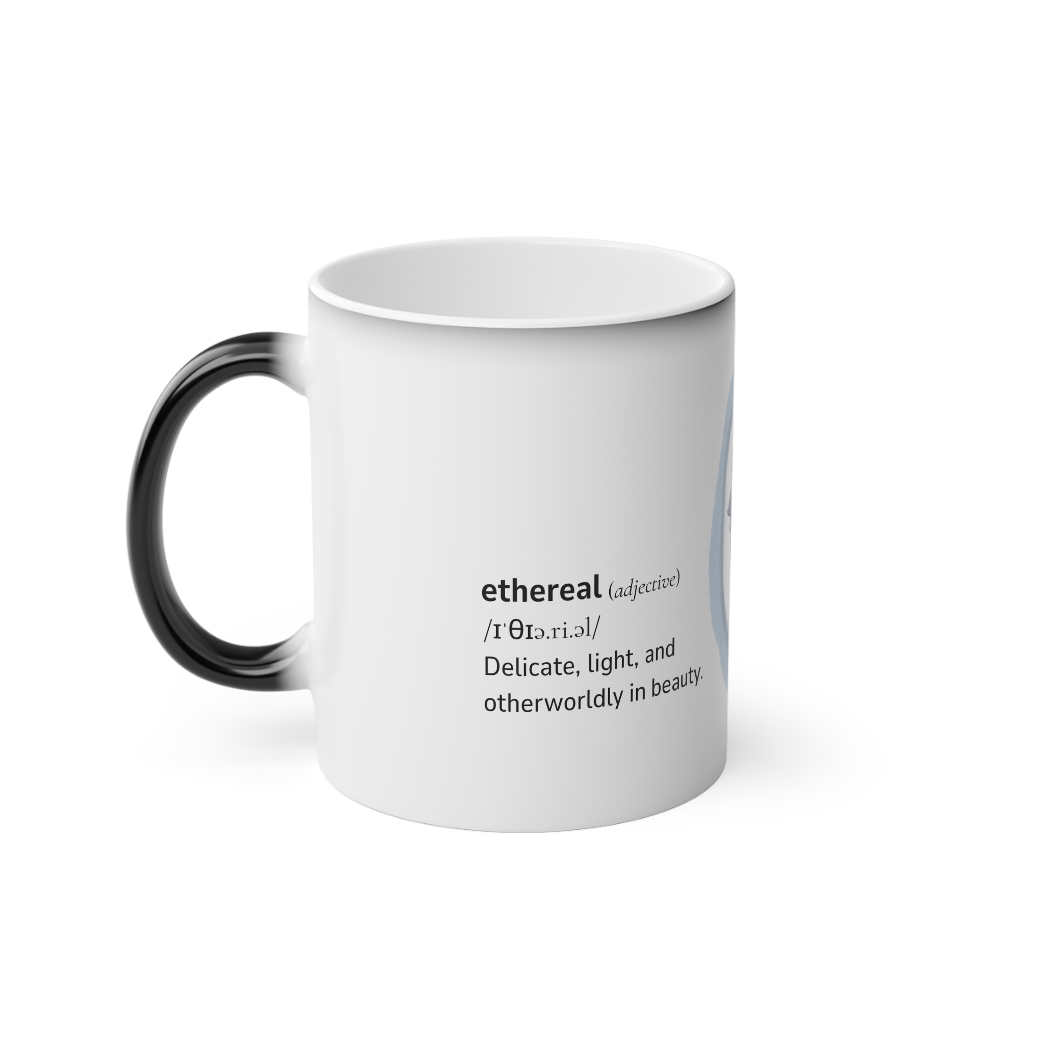 Magic Mug – Inspirational Word Dictionary Design - ethereal & Enchanted Beauty Print | Personalised Coffee Cup & Unique Gift Idea | Motivational Home Décor & Decorative Drinkware