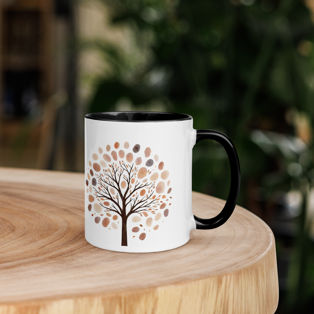 Mug with Colour Inside with Word dictionary design - plenitude