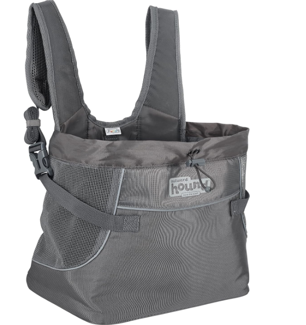 PupPak Dog Front Carrier, Small, Grey