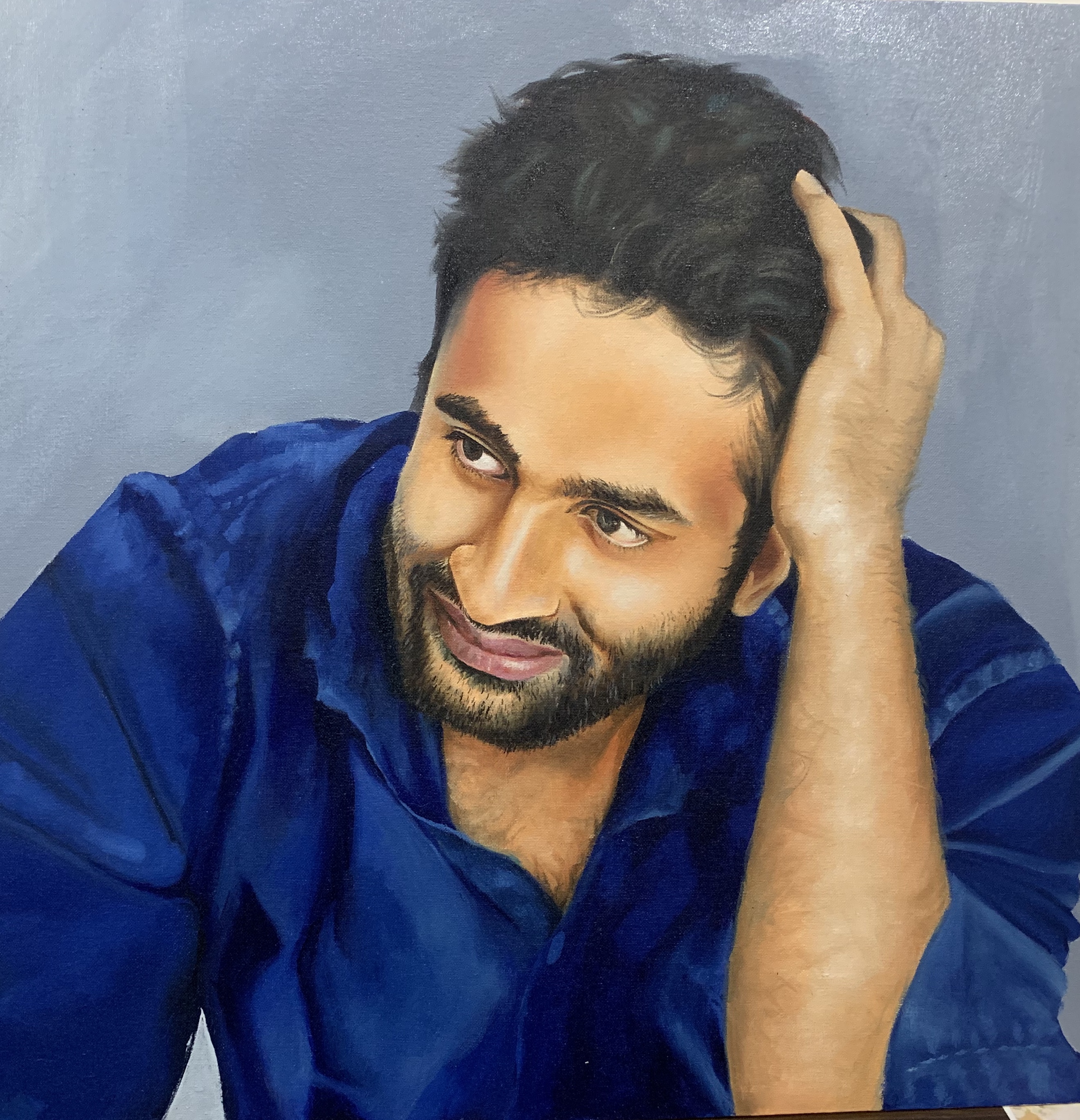 Hand-Painted Portrait