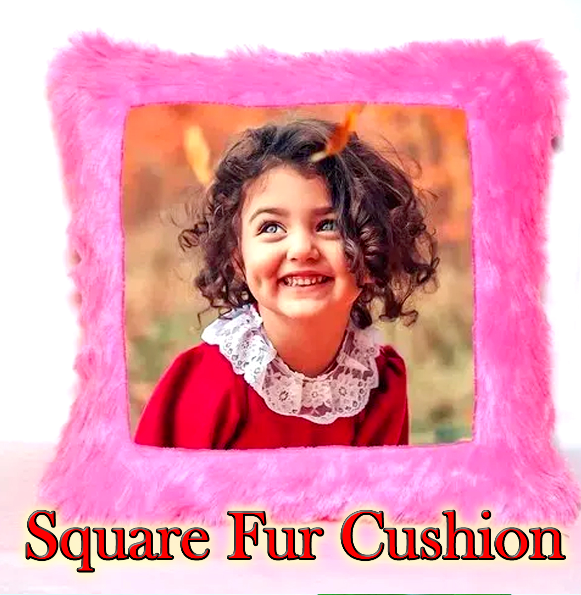 Sublimation Square Fur Cushion