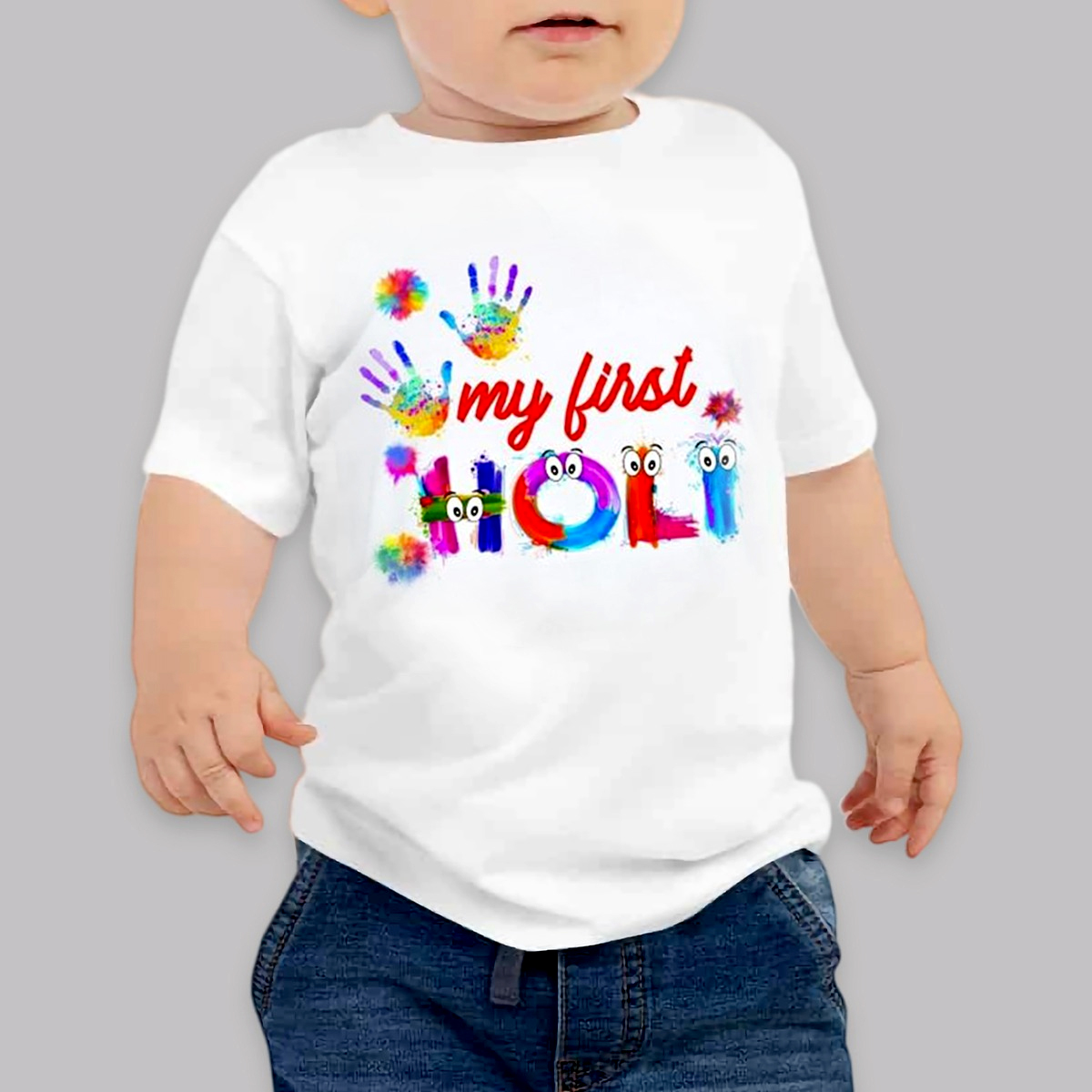 Holi Festival Kids T-shirt