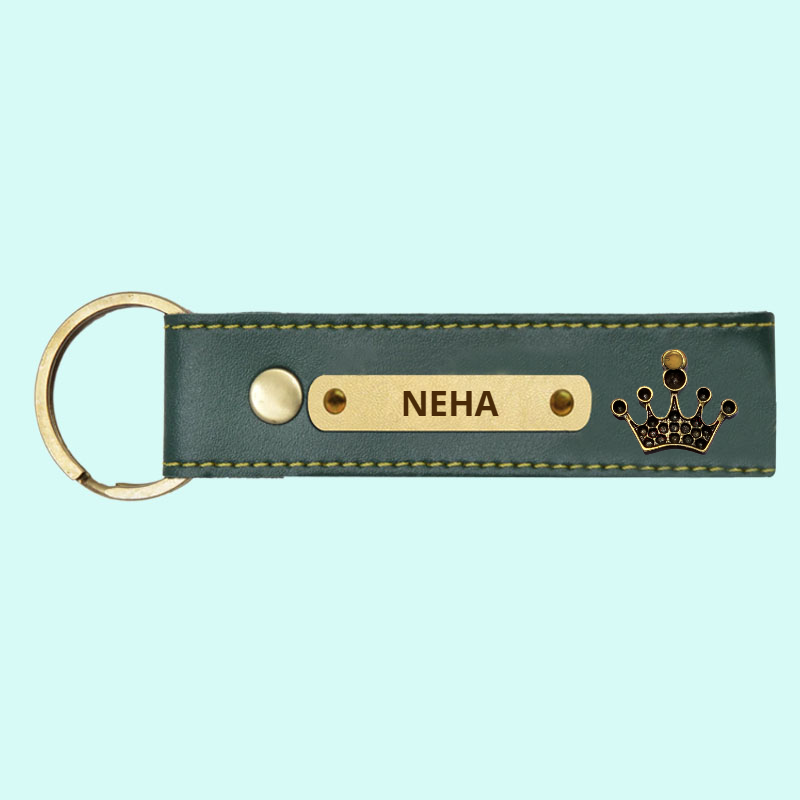 Personalised Leather Keychain