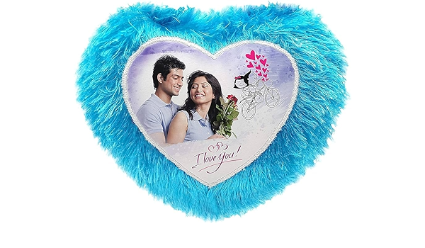 Customized Heart-Shaped Plush Pillow