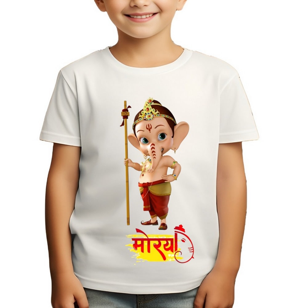 Children’s Ganpati Printed T-Shirt