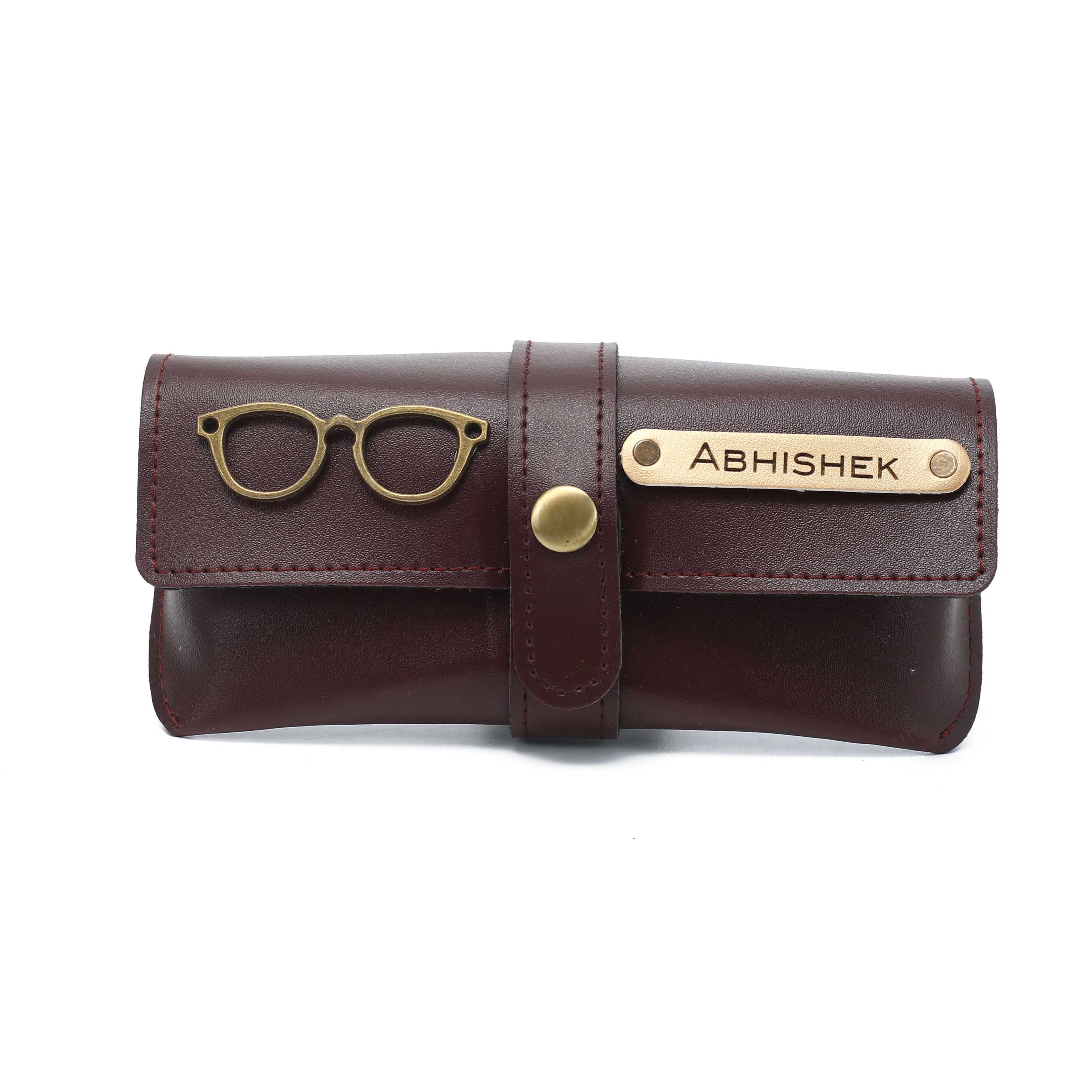 Personalized Leather Sunglass covers