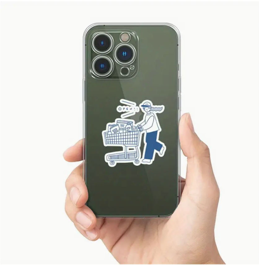 Cute girl daily life Korean stickers - Pack of 10