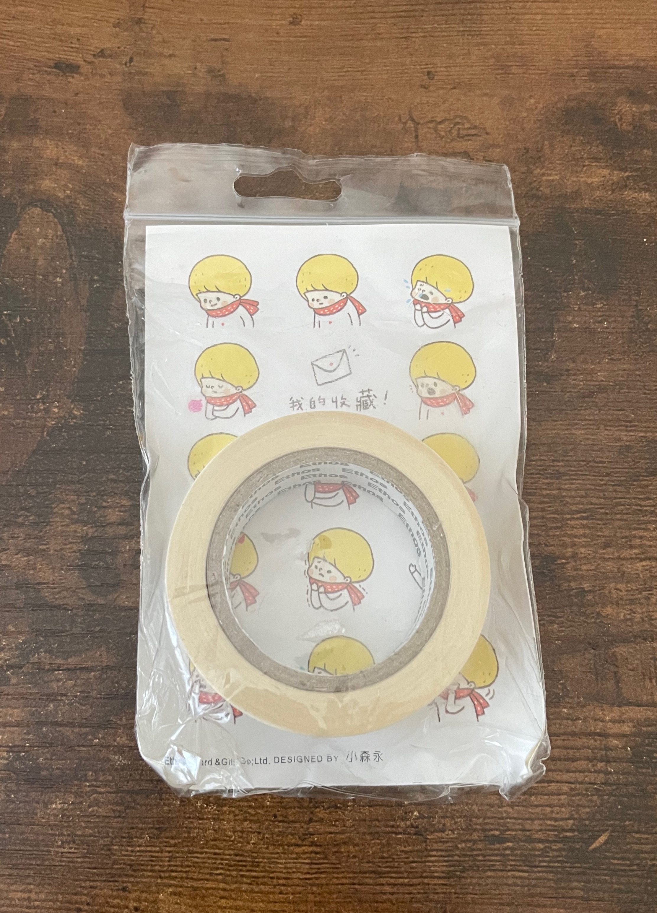 Morinaga Cute Expressive Girl Decorative Washi Masking Tape