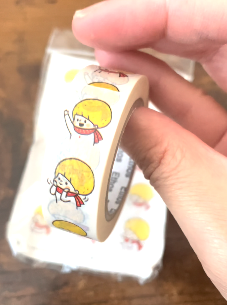 Morinaga Cute Expressive Girl Decorative Washi Masking Tape
