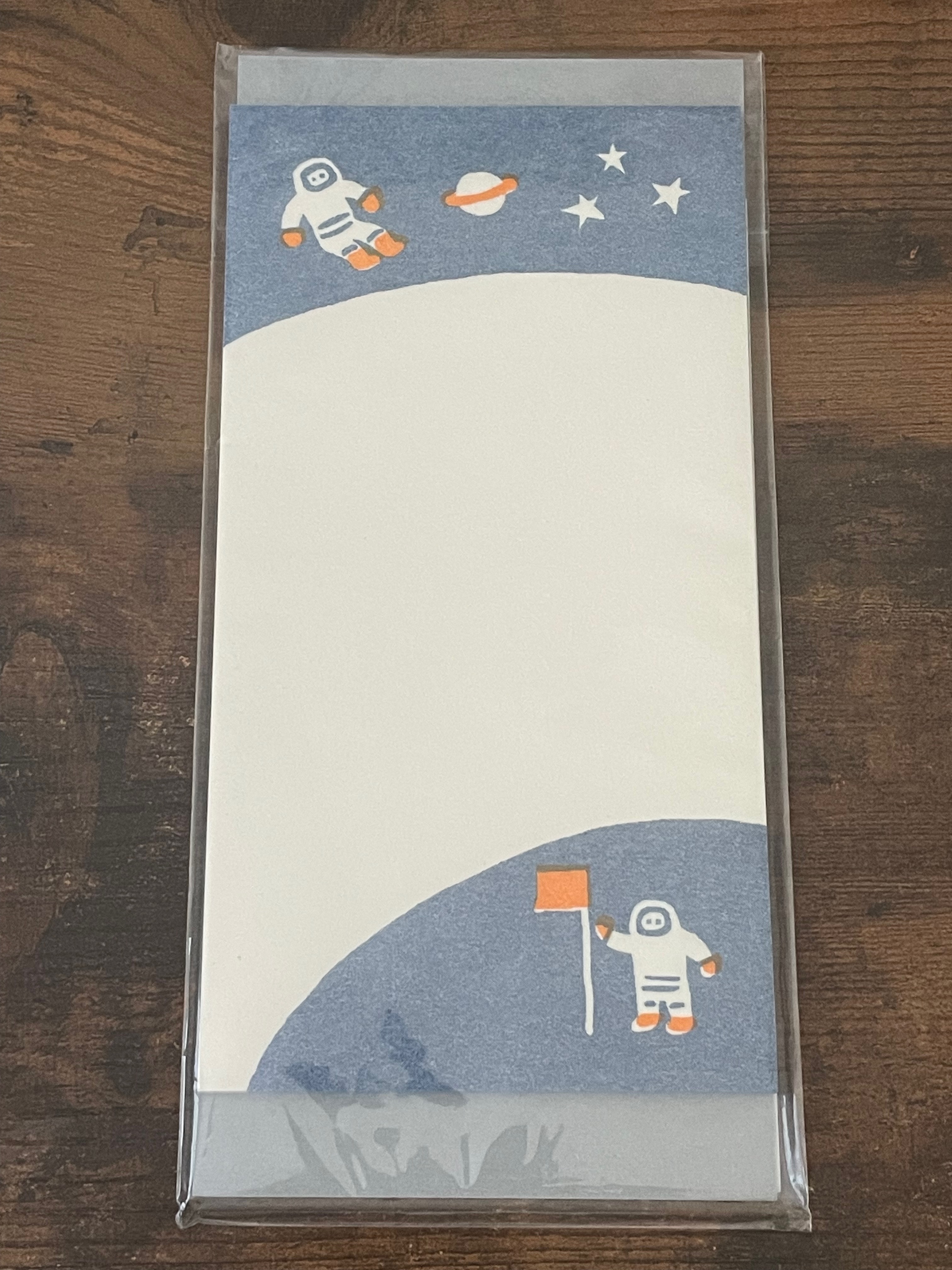 Astronaut Space Washi Notepad