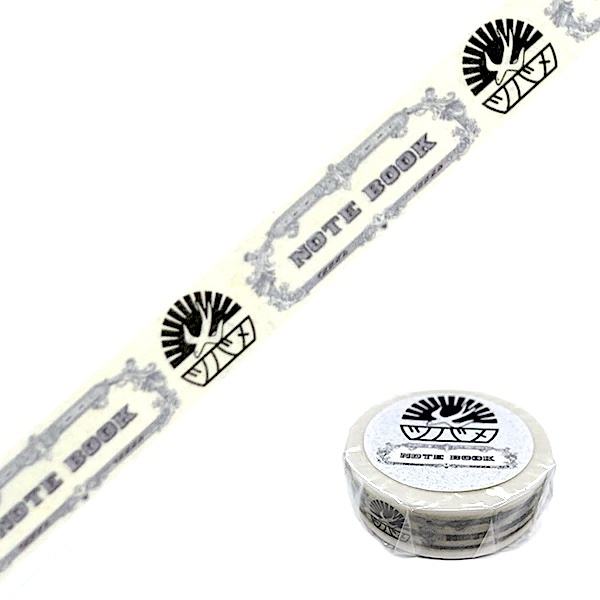 Kitera Tsubame Notebook Logo Washi Masking Tape