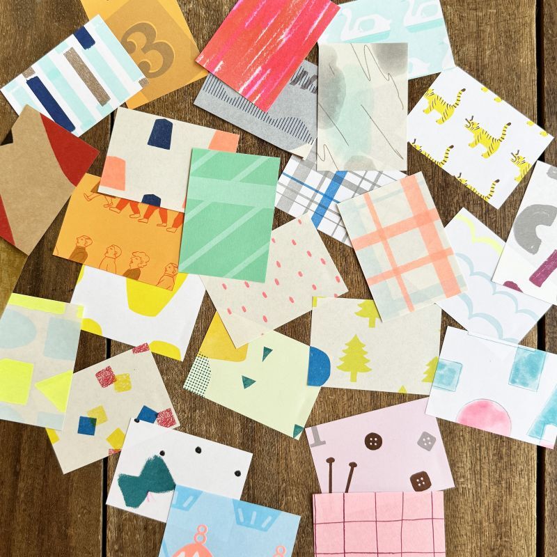 nombra IROIRO Colourful Decorative Paper Memo Pack - S size