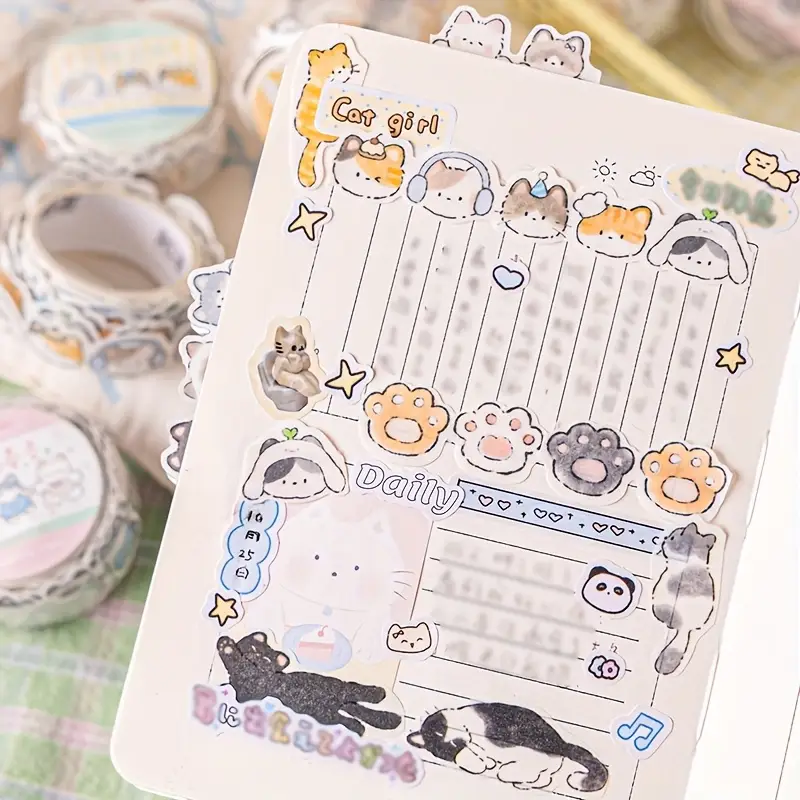 Cute Cat Decorative Washi Masking Tape