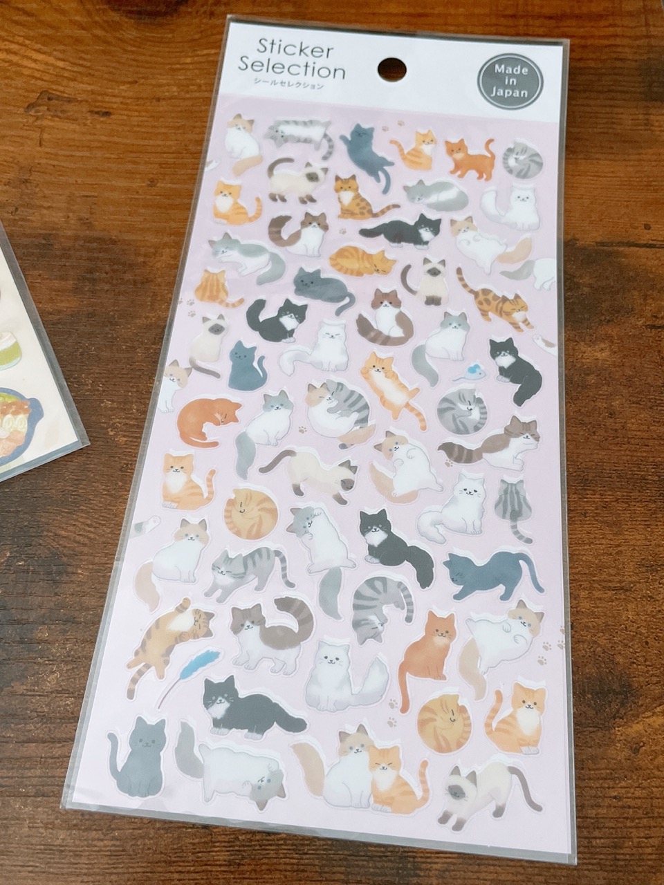 Cat Stickers Sheet