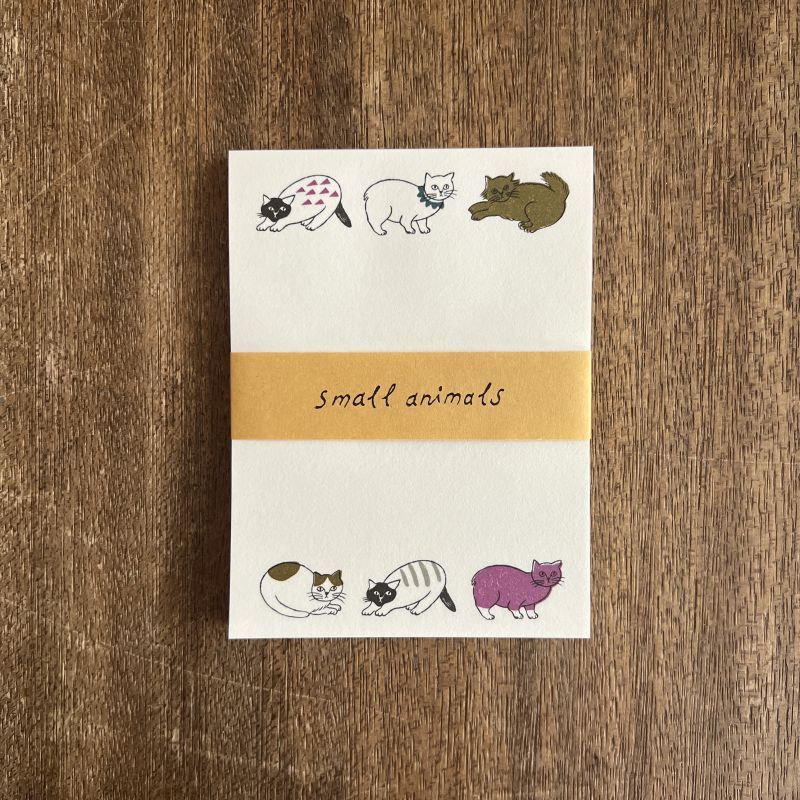 Japanese Illustrated Cat Themed Notepad