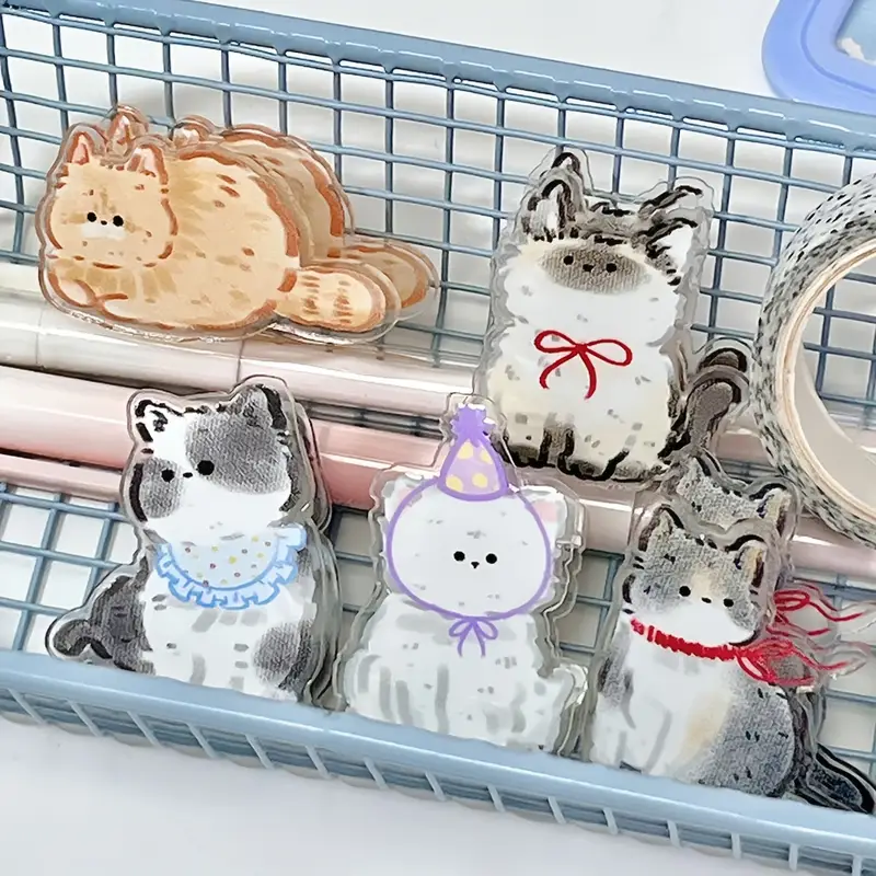 Cute Cat Binder Clip 