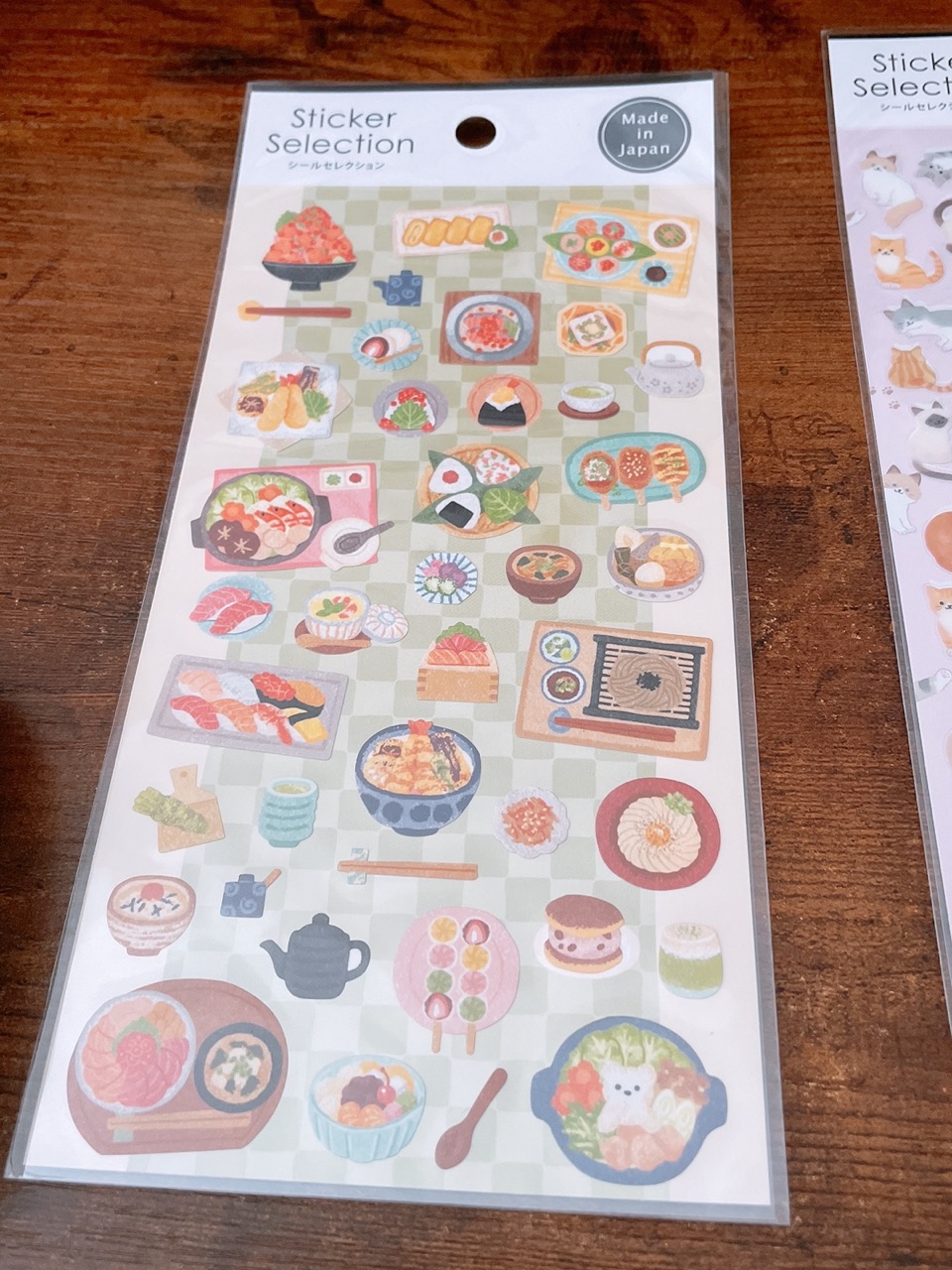 Japanese Food Stickers Sheet