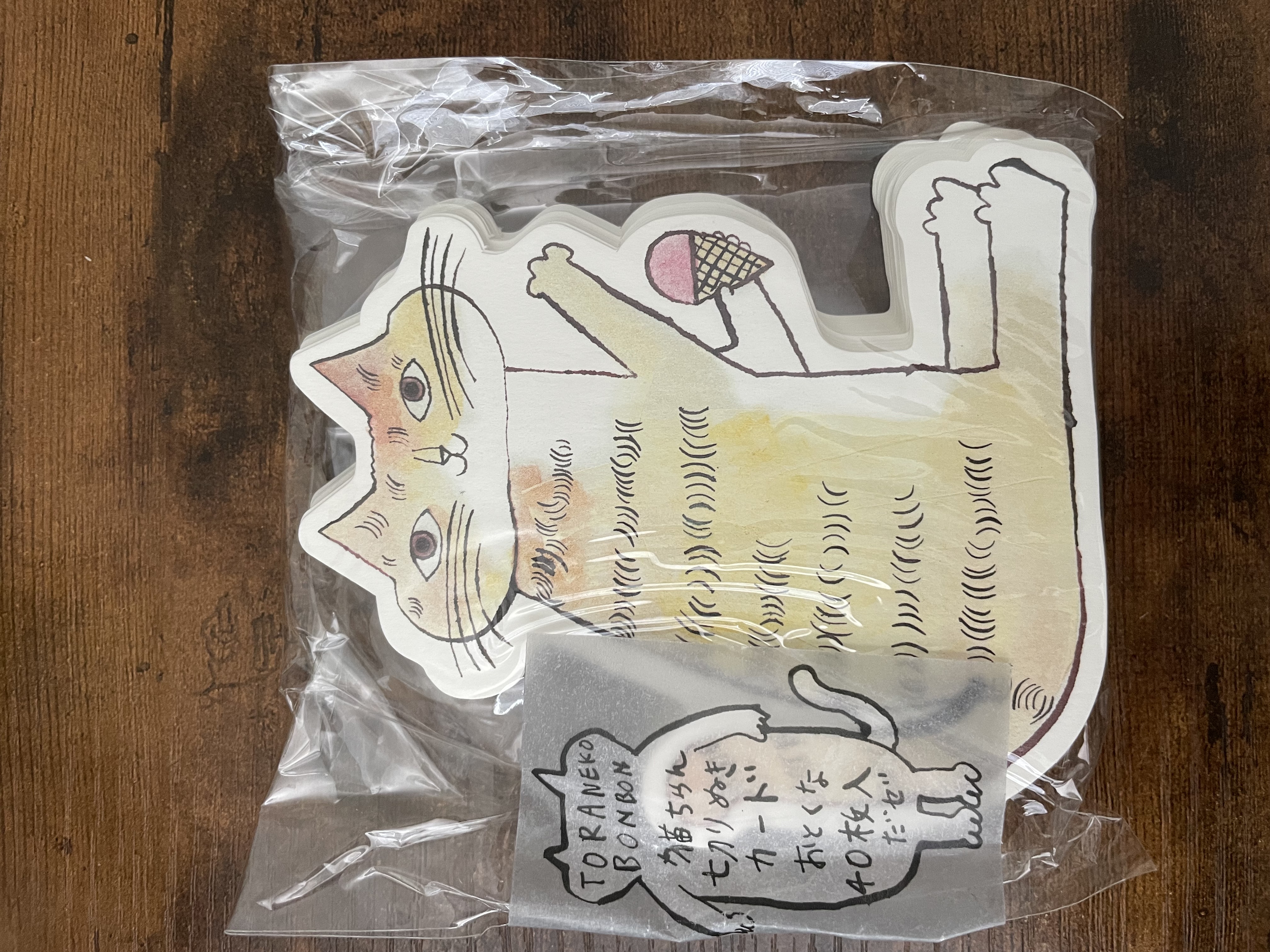 Cute Cat Shaped Notepads - Golden Cat