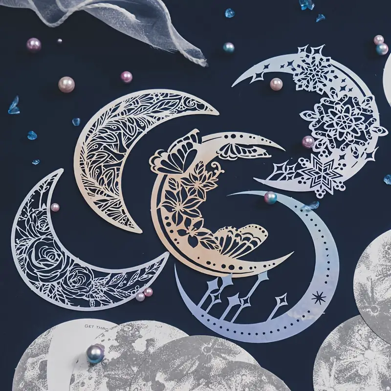 Celestial Themed Moon & Stars Decorative Papers