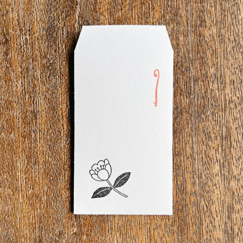 shunshun x nombre Letterpress Japanese Illustrated Envelope Set