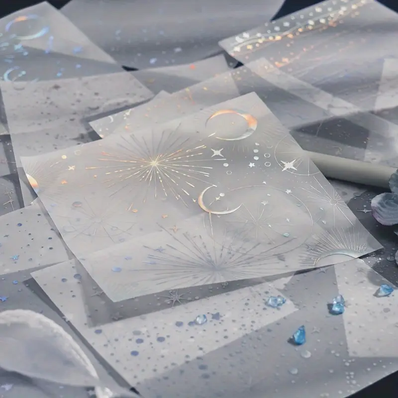 Celestial Themed Moon & Stars Decorative Papers