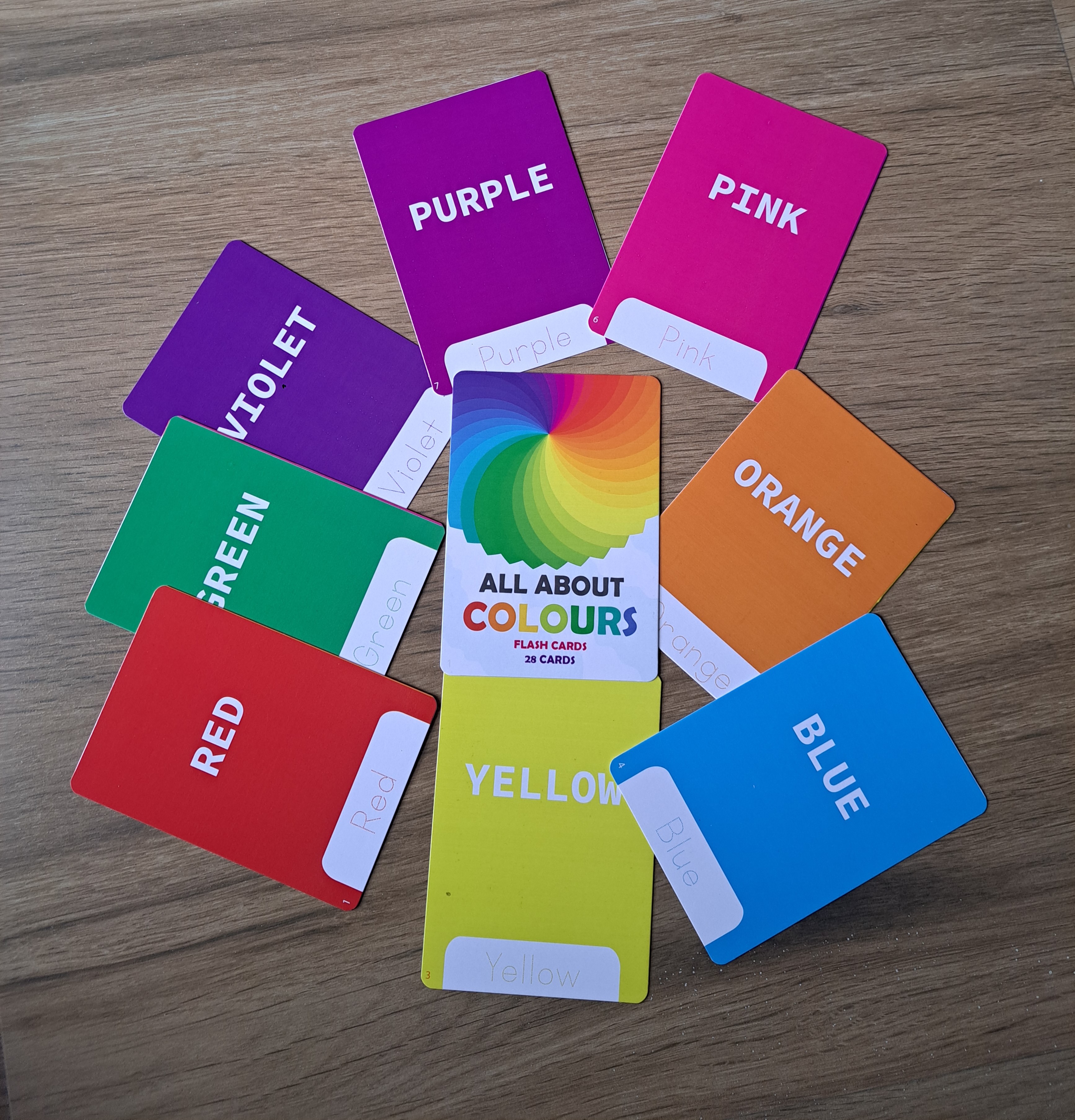 All About Colours FlashCard