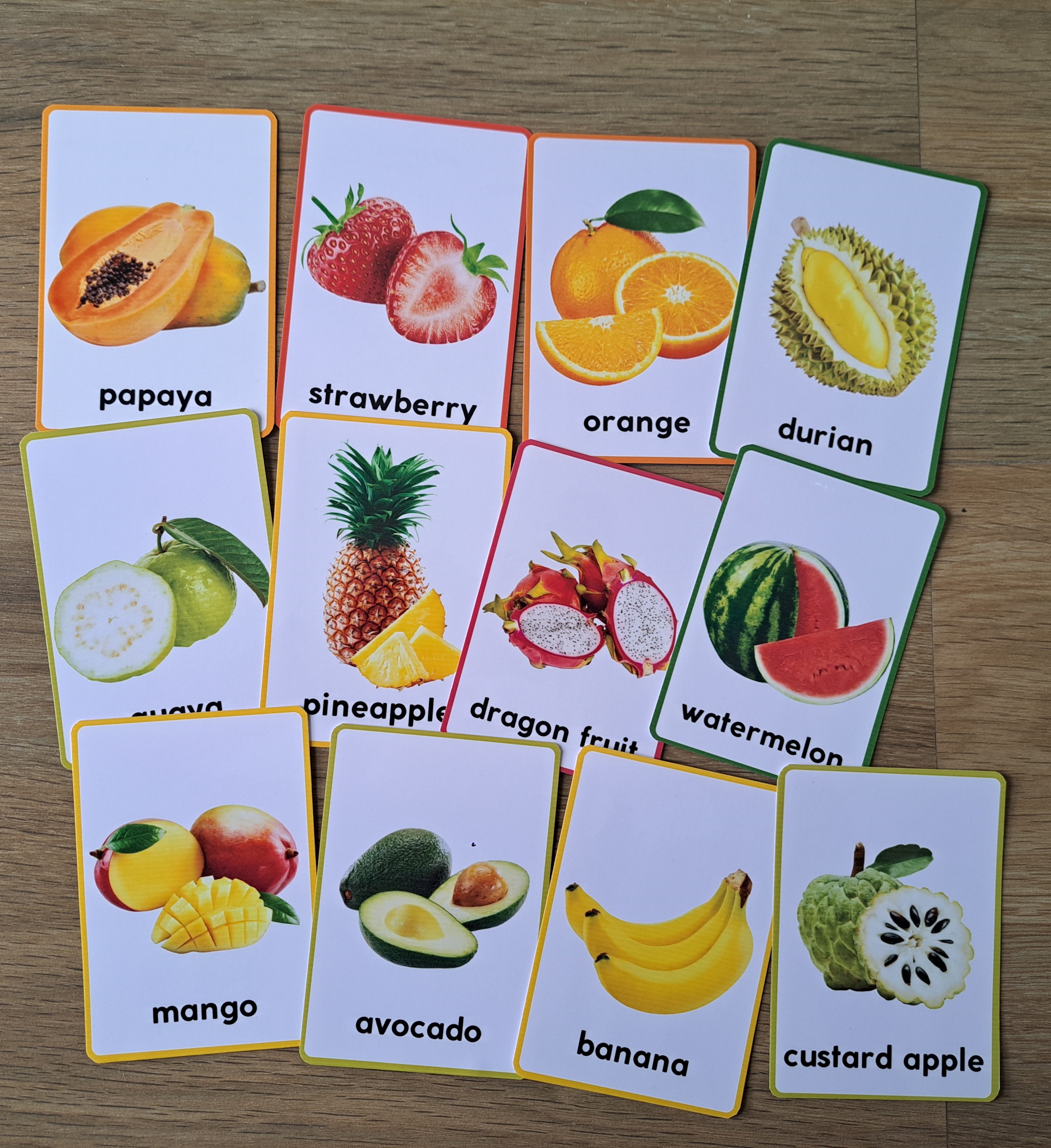 Fruit cards